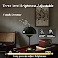 Miniatyrbillede 3 af 6: Moderne Blomsterpot Ledningsfri Bordlampe, Ledningsfri Mid Century Lampe, Sød Batteri Svampe Bordlampe, Lille Lampe til Natbord, Dæmpbar Touch Soveværelse La Green