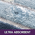 Miniatyrbild 4 av 7: Badrumsmatta 40 x 60 cm halkfri badrumsmatta superabsorberande vatten, maskintvättbar, mikrofiberabsorberande badrumsgolvmatta, blå