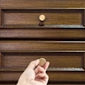 Miniatyrbilde 5 av 7: 4 stk dørknotter og håndtak, runde messing skap knotter, enkelt hull skapdør håndtak, små trekk dørknotter med skruer for skuff, avdeling Gold