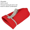 Miniatyrbild 5 av 5: Vattenflaskhållare 500ml Neoprenbärare Isolerad halkfri skyddande glasflaskor lock med rem för kalla eller varma drycker, röd 2-pack Red