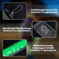 Miniatyrbillede 4 af 5: 4 stk. 3 tilstande LED blinkende reflekterende LED vedhængslys til børn Reflekterende reflekterende lysstrimmel til skoletaske Rygsæk Vandring Løb Jogging Hund