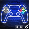 Miniatyrbillede 1 af 5: Gamer Neon Skilt, Gamepad Formet Led Neon Skilt Til Gamer Værelse Dekoration, Gaming Neon Skilt Til Drenge Værelse Dekoration, Neon Gaming Skilt Til Gaming Væg Dekoration, Usb