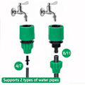 Pikkukuva 2 / 6: PAORHS Puutarhaletkun putki Yhden suun sovitin Hana Liitin Liitäntä Kasteluun 6 kpl Green pipe connector 6pcs