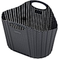 Pikkukuva 1 / 8: Rattan-kudottu taittuva vaate- ja pyykkikori, hiiliharmaa, 38 litraa Charcoal Grey 38 Litre