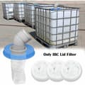 Miniatyrbillede 4 af 5: 4 stk. Nylon IBC-filter, IBC-tankfilter Nylonlågfilter, Regnvandsfilter, Vaskbart Nylonlågfilter, Erstatningsfilter til IBC-regnvandstank