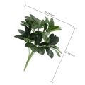Miniatyrbild 5 av 5: Konstgjorda buskar växter falska siden Schefflera buskar Real Touch Faux