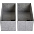 Pikkukuva 2 / 8: Taitettavat Vaatelipastojen Järjestäjät / Jakajat Vaatekaappiin, Makuuhuoneeseen tai Keittiöön, 6 kpl Setti, Harmaa Grey Set of 6
