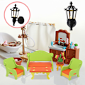 Miniatyrbillede 3 af 5: Led Lanterne 1/12 Mini Hus Led Væglampe 1:12 Miniature Væglampe Væglampe ,h