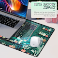 Miniatyrbilde 3 av 7: Musematte Gaming Stor Skrivebordsmatte (31,5 x 11,8 x 0,12 tommer) Vaskbar Musematte Bærbar PC Skrivebordsmatte, Japansk Musematte med Sklisikker Gummibase, Utvid MousePad Y11 XL