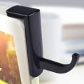 Miniatyrbilde 2 av 5: Hodetelefon Headset Henger Monitor Nd Holder Headset Stick-on Hook(4stk, Svart)