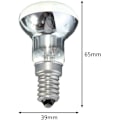 Miniatyrbillede 3 af 7: Hvid Edison-pære E14 lysholder R39 reflektor spotpære lavalampe glødetrådspære glødepærer lyspærer dæmpbar (30 W