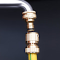 Pikkukuva 6 / 6: 3/4-tuumainen BSP-puutarhaletkun hana-adapteri, messinkinen puutarhaletkun hana-adapteri, kierteitetty hana-adapteri 3/4 inch Female Thread