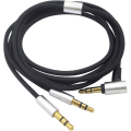 Pikkukuva 2 / 4: 3,5 mm:n urosadapteri 3,5 mm:n korvaavaan kaapeliin Denon Ah-d600 / Ah-d7200 / Ah-d7100 / Ah-d9200 / Ah-d5200 -kuulokkeille