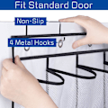 Miniatyrbillede 4 af 6: 28 store lommer over dør skoop opbevaring arrangør garderobe skoop rack mesh hængende opbevaring skoop bøjle holder arrangør, hvid White