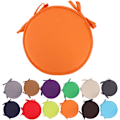 Miniatyrbilde 1 av 8: Fargerike innendørs/utendørs stolpute runde setepute hage uteplass hjem pute - diameter 30cm/38cm, utemøbel putetrekk, rund se Orange 30cm