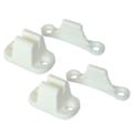 Miniatyrbillede 1 af 4: 2 par dørstopper i nylon, hvid, dørholder til campingvogn, autocamper, campingvogn, båd