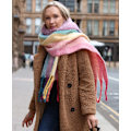 Miniatyrbild 3 av 6: Damtäcke Scarves Vinter Varm Tartan Rutig Regnbåge