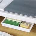 Miniatyrbillede 2 af 4: Tv-skærm Top Storage Rack Holder Computer Monitor Stand Organizer til hjemmekontor Grå