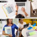 Miniatyrbillede 3 af 7: A5 Plast Zip-mapper - 24 stk. A5 Mesh Lynlåspose Plast Zip Lock-poser Dokumentmapper Fil Lynlåsposer Rejseopbevaringspose til Kontorartikler 12 Colours  24 PCS A5