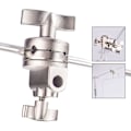 Miniatyrbilde 7 av 7: Multifunksjonell kraftig grephode svingbart hodeholder grep klemme monteringsadapter for lysstativ, forlengelsesbomarm og annet fotografisk utstyr Clamp