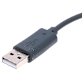 Pikkukuva 3 / 5: Langallinen ohjain USB-irrotuskaapeli Xbox 360:lle, harmaa, 23 cm