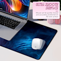 Miniatyrbilde 4 av 7: Musematte Gaming Stor Skrivebordsmatte (31,5 x 11,8 x 0,12 tommer) Vaskbar Musematte Bærbar PC-Skrivebordsmatte, Japansk Musematte med Sklisikker Gummibase, Utvid mouse pad Y15 XL