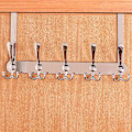 Miniatyrbilde 3 av 5: Over The Door Hooks,Klesstativ for å henge klær hatt håndkle (Heavy Duty Silver 2stk) silver2