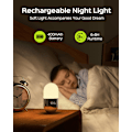 Miniatyrbillede 3 af 5: Genopladelig Campinglampe, Bærbar Campinglampe, Udendørsudstyr Atmosfære Lampe Gyngende Legetøj til Strømafbrydelser, Vandreture, Picnic