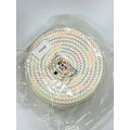 Pikkukuva 8 / 8: Punotut puuvillaköysi säilytyskorit, 2 kpl punotut pyykkikorit, lelujen säilytyskorit, lelut, kirjat, olohuone, lastenhuone, punotut ba Embroidered Rainbow on Beige