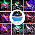 Miniatyrbillede 2 af 6: Lys til Børn, Stjerne Natlys Projektor til Børneværelse, Glød i Mørket Stjerner, Julegave Fødselsdag Gaver til Børn, Lys Lampe Sensorisk Æstetisk R Blue Night Light