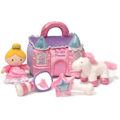 Pikkukuva 1 / 7: GUND Play Soft -kokoelma, Prinsessalinna 5-osainen pehmolelusetti, jossa rätinä, piipittäjä ja rypistyspehmolelut, aistipeli vauvoille ja vastasyntyneille Princess Castle