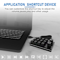 Miniatyrbild 4 av 5: 12 tangenter 2 knappar Liten spel tangentbord Diy programmerbart tangentbord med USB-kabel