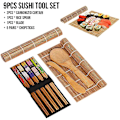 Miniatyrbillede 2 af 4: Sushi Making Set Emulation Exquisite Sushi Making Kit Figurine Fairy Garden