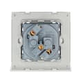 Miniatyrbilde 2 av 3: EU Stikkontakt 16A Rund Fransk Stikkontakt 2 Hull 2P+E Hvit Panel Type 86