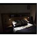 Miniatyrbilde 6 av 7: Fleksibel svanehals vegglampe 3W sengelampe med berøringsbryter/dimbar for lesing i sengen (ingen indikator)