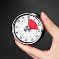 Miniatyrbillede 3 af 4: Magnetisk timer, høj præcision mekanisk køkkentimer holdbar nedtællingstimer til køkkenstudie arbejde motion