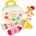 Pikkukuva 1 / 8: Baby My Little Artist 5-osainen Pehmolelusetti Ratinan, Piipon ja Rypistyslelujen kanssa, Aistipeli Vauvoille ja Vastasyntyneille, 7.5u201d Multicolor