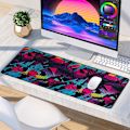 Miniatyrbilde 7 av 7: Musematte Gaming Stor Skrivebordsmatte (31,5 x 11,8 x 0,12 tommer) Vaskbar Musematte Bærbar PC-Skrivebordsmatte, Japansk Musematte med Sklisikker Gummibase, Utvid mouse pad Y13 XL