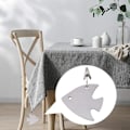Miniatyrbild 4 av 5: Bordsdukvikter Picknick Bordsdukvikter Bordsdukviktklämmor Utomhus Bordsdukvikter Fisk Klämma på(3st, Silver)