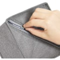 Pikkukuva 6 / 8: Taitettavat Vaatelipastojen Järjestäjät / Jakajat Vaatekaappiin, Makuuhuoneeseen tai Keittiöön, 6 kpl Setti, Harmaa Grey Set of 6