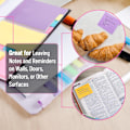 Miniatyrbillede 4 af 8: Bibel Sticky Notes Sæt, 410 Pakke, Skole, Kontorartikler, Planlægger Sticky Note Dividers Tabs, Bognoter Vibrant 1 Set