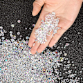 Miniatyrbillede 5 af 7: 4000 stk. akryl AB-farvede rhinsten. Glitter rhinsten til bryllupslokale, vasefyld, borddekoration, DIY-håndværksdekorationer (3 størrelser) Ab Colours