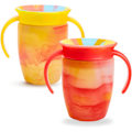 Miniatyrbillede 1 af 5: Miracle 360 6+ Måneder 7oz Baby Sippy Cups (2-pak), Fri Flow Bæger til Småbørn, Træningskop, BPA-fri, Spildfri, Opvaskemaskine-sikker Baby Vand B Red/ Yellow