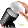 Miniatyrbilde 1 av 5: Ak-r11 Dome Diffuser for V1 Flash Series/ad100pro, Bruk med H200r Rundt Flashhode for Ad200/ad200pro Monolight, Bruk med S-r1 Adapter for V860ii/v