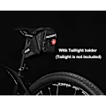 Miniatyrbillede 4 af 5: Cykel Sadeltaske Mtb Cykling Reflekterende Bagsadeltaske Universal Nem Installation 1l Sort