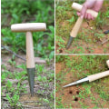 Miniatyrbilde 4 av 5: Hagepuncher Dibber Jordstansingsfrøplanteplanter Såverktøy Pæreplanter Rustfritt Stål Med Håndtak Hage Dibber(1 stk, Trefarge)