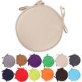 Miniatyrbilde 1 av 8: Fargerike innendørs/utendørs stolpute runde setepute hage uteplass hjem pute - Diameter 30cm/38cm, utemøbel putetrekk, rund se Beige 30cm