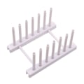 Miniatyrbild 1 av 4: Diskställ Lock Organizer, Tallriksställ Stativ Lockhållare Torkställ Avloppsförvaring Hållare Stativ Kökskåpsarrangör För Skål,kopp,skärbräda,kruka