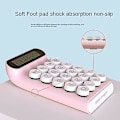 Miniatyrbillede 5 af 5: (pink) Mekanisk lommeregner, 10-cifret LCD-skærm til bærbar computer, moderegner til finans- og kontor