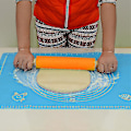 Miniatyrbillede 3 af 4: Silikone H Mat Ba Mat 40 30cm Med Rullestift H R, Udrulningsmåtte Non-stick Belagt,